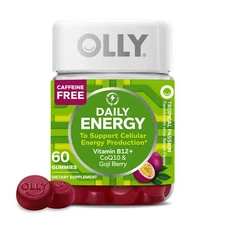 Daily Energy Gummy Caffeine Free Vitamin B12 CoQ10 Goji Berry Adult Chewable ...