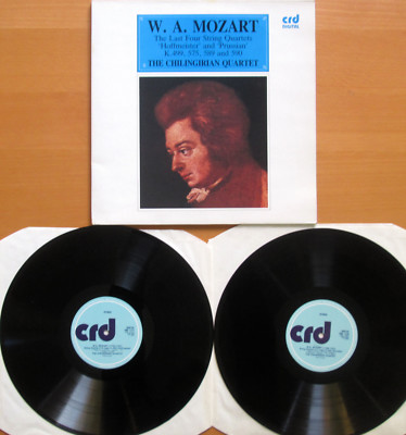 CRD 11278 Mozart The Last Four String Quartets Chilingirian Quartet 2xLP Digital