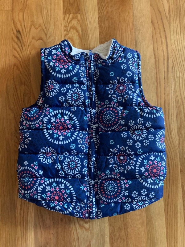 GYMBOREE: GIRLS LINED VEST (SIZE Large 10-12) (NEW W/O TAGS!)