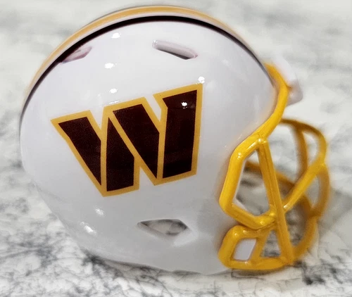 Custom Washington Commanders throwback concept pocket pro football helmet