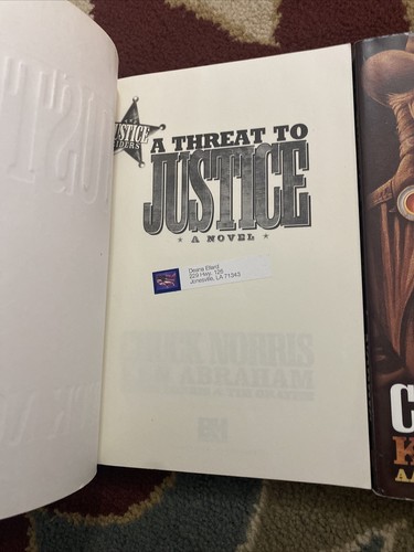 Western Books PB The Justice Riders Books by Chuck Norris - Picture 4 of 6