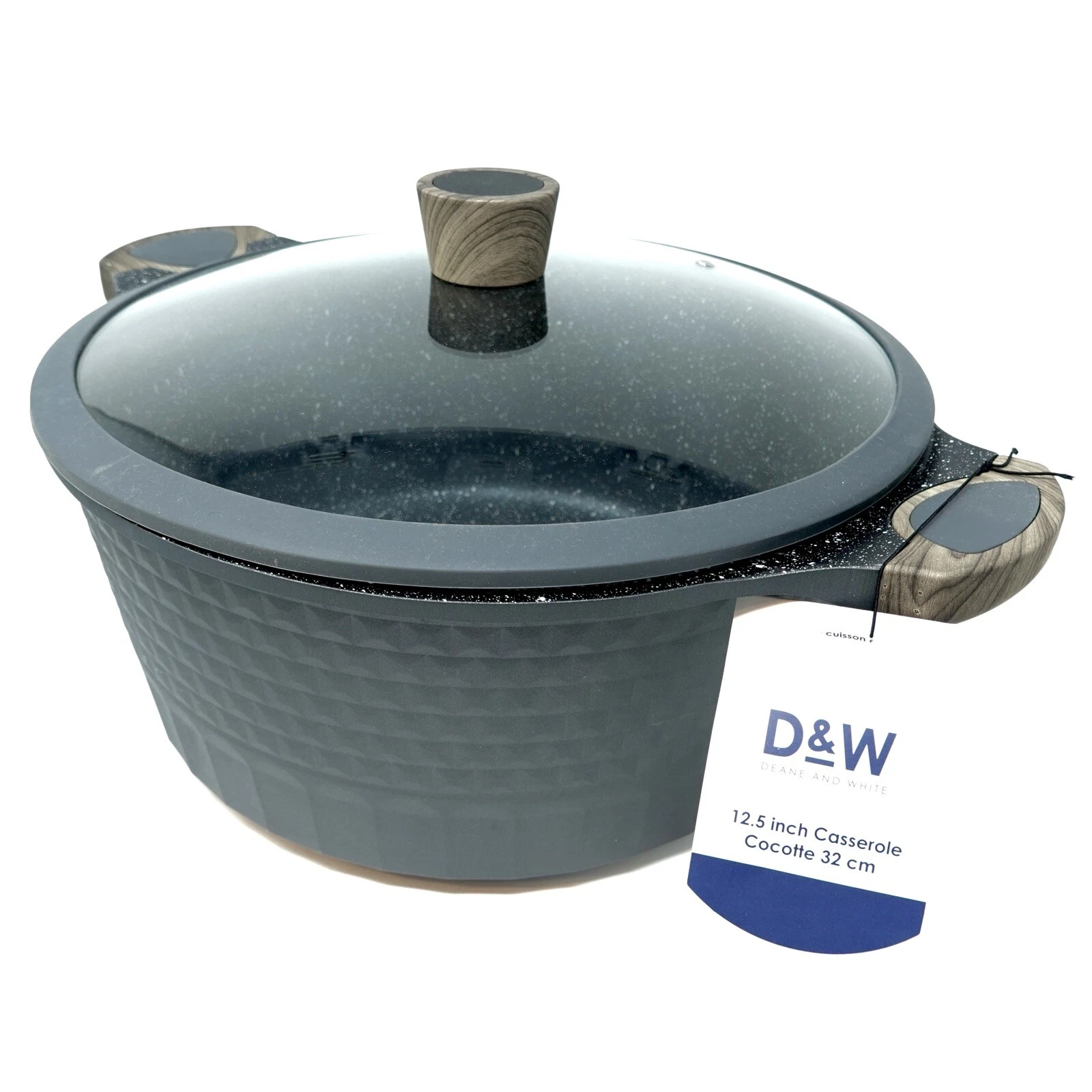 Big Size Pot/Casserole 12.5" Inch,10 Qt + Lid Party/Restaurant Size D&W Cookware
Opens in a new wind