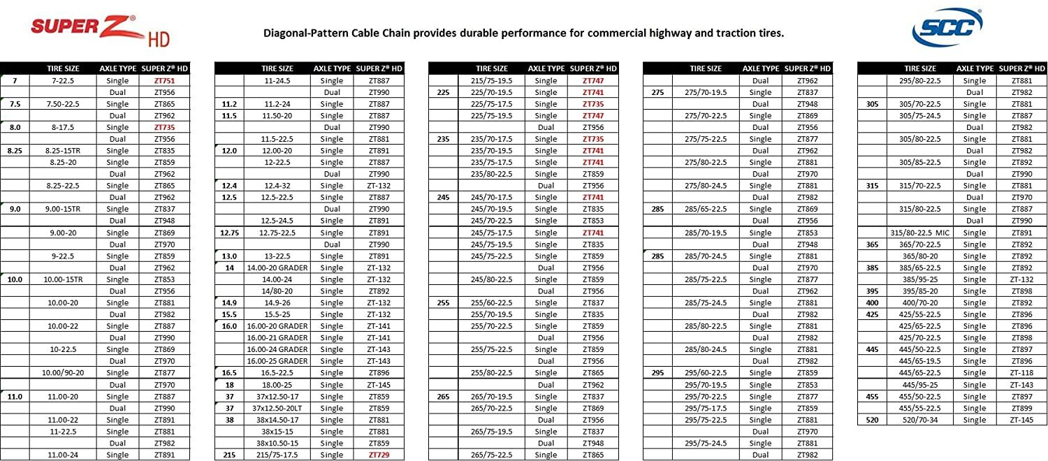 Security Chain Company ZT735 Super Z LT Light Truck and SUV Tire