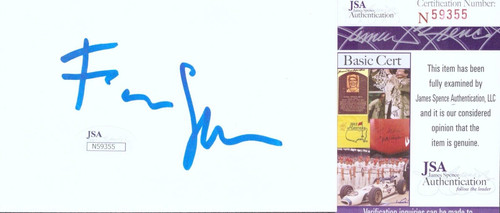 FRANCIS FORD COPPOLA Signed Autograph 4x6 Card JSA COA The Godfather