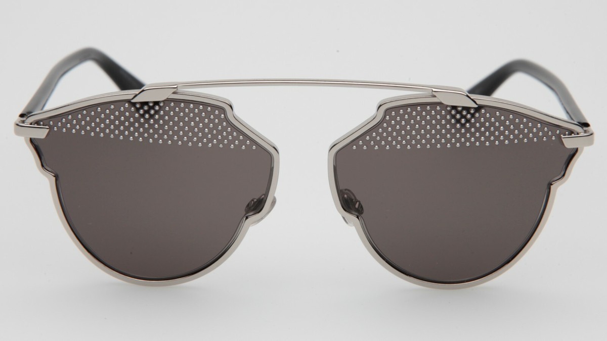 Christian Dior DiorSoRealS 84JNR Palladium/Black Sunglasses 59-13-140 New Christian Dior DiorSoRealS 84JNR Palladium/Black  main image 4
