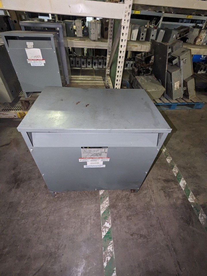 Square D 75 KVA Transformer 480-208Y/120 Volt 200 Amps @ 208 Volt | eBay