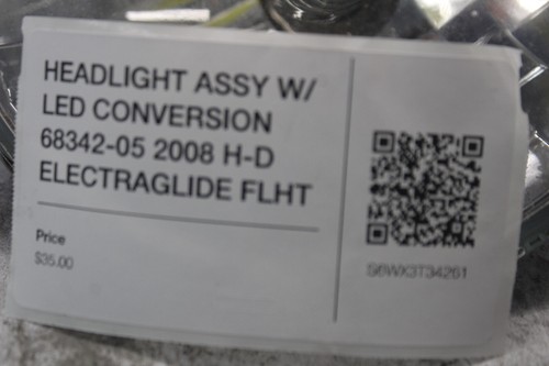 HEADLIGHT ASSY W/ LED CONVERSION 68342-05 2008 H-D ELECTRAGLIDE FLHT - Picture 2 of 9