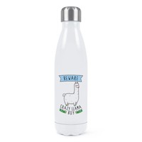 Beware VerrüCkte Lama Jungen Doppelwand Wasserflasche Lustig Thermo Alpaca Tiere