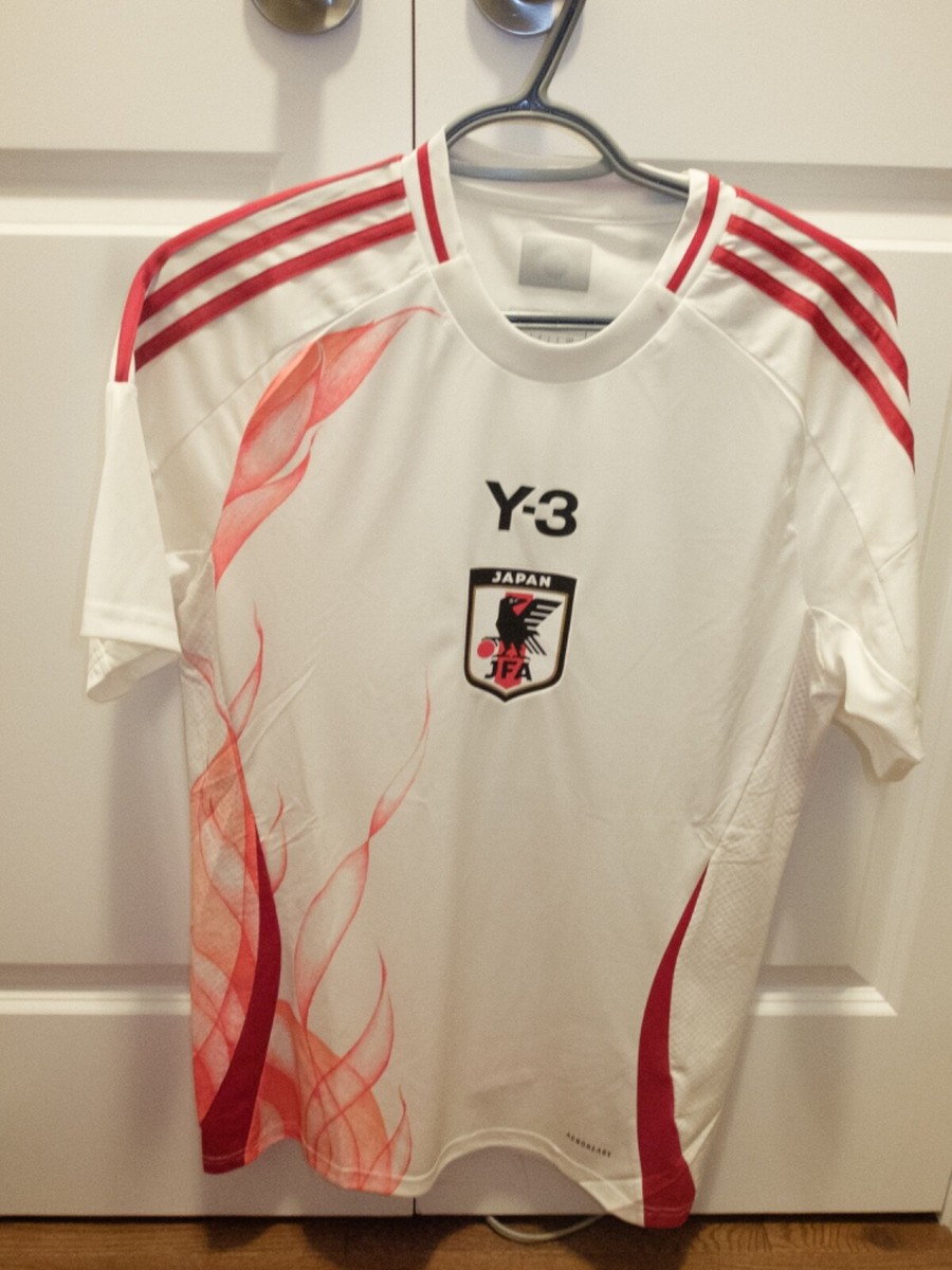 Small] Y-3 Japan JFA Jersey (White/Red) | eBay