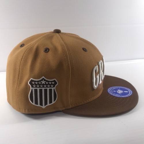 Gorra Homestead Gris Ajustada Para Hombre Talla 8 Ebbets Campo Liga Negra Béisbol - Imagen 3 de 7
