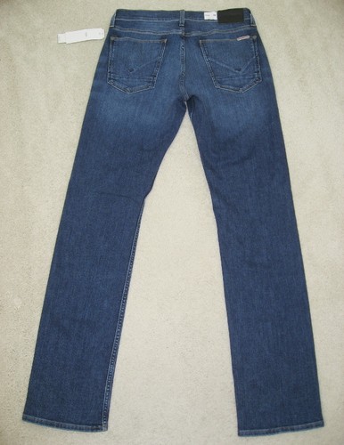 Nuevo con etiquetas Pantalones de mezclilla elásticos Hudson para hombre Byron 5 bolsillos con cremallera recta mosca talla 30 in Touring - Imagen 4 de 12