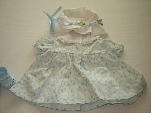 american girl BITTY BABY EASTER spring outfit dress basket shoes bonnet - Picture 3 of 4