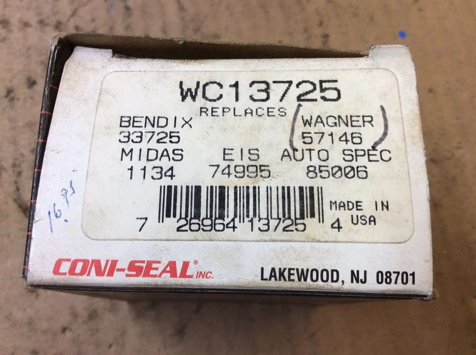 New Drum Brake Wheel Cylinder Rear Coni-Seal WC13725 - Image 2 of 4