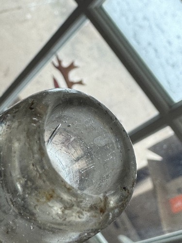 Vintage Blob Top geprägte Schnecke Plt Flasche Fred Krapp Ashland Pa Schylkill County, - Bild 12 von 16