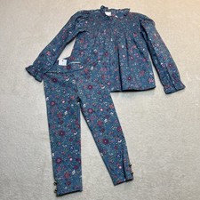 Janie and Jack Ditzy Floral Ruffle Top With Leggings Toddler Girls 2T NWT