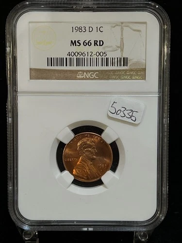 1983 D United States Lincoln Memorial Cent - NGC MS66RD