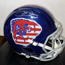 Odell Beckham Jr Signed New York Giants Full Size Helmet JSA Witnessed COA