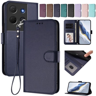 Luxury Color Leather Wallet Phone Case For TCL 303 403 305 501 503 505 50 SE 60R