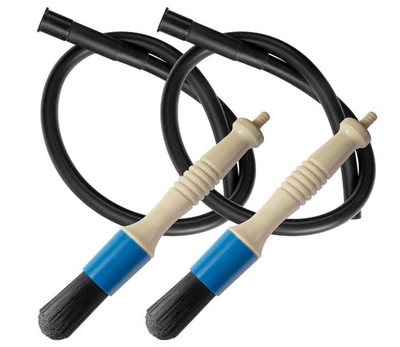 #ad #ad DECOHS Parts Washer Brush Set w 31quot; Hose – 2 Pack Flow Thru Cleaner $37.94