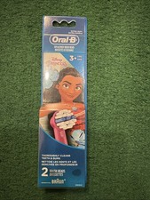 Oral-B Kids Disney Princess Moana Replacement Brush Heads 2Pk Extra Soft Age 3