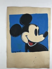 Andy Warhol COA Art Painting Original Drawing Vintage Paper Signed