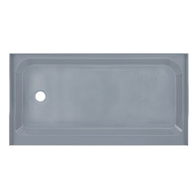Swiss Madison SM-SB515 Voltaire 60'' x 32'' Rectangular Shower Base - Grey