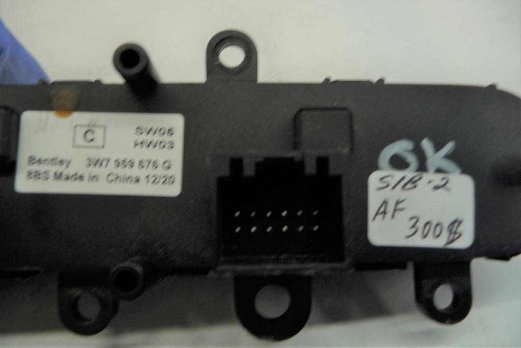 2012-2018 Bentley Continental GTC Switch Unit 3W7959676G OEM A1