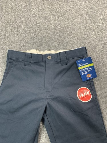 Dickies Pants Boys 16 Straight Leg Skinny Fit Blue NWT - Picture 5 of 18
