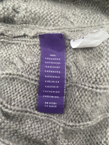 RALPH LAUREN 100% Cashmere Jumper X-Large XL - Picture 5 of 6