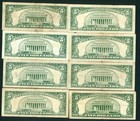 ((8 NOTES)) $5 1953/ 1963 United States Note ** PAPER CURRENCY — photo 2