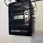 VTG Sony Walkman WM-F2081 Cassette AM/FM