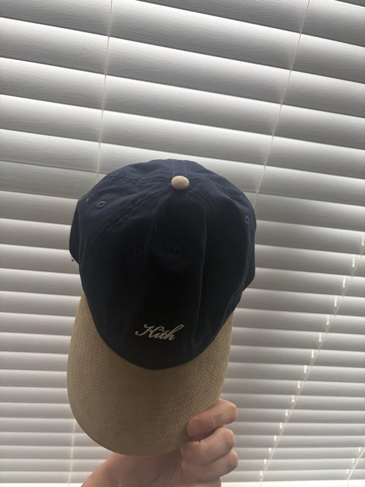 Men’s Rare Kith Hat Blue And Tan - Image 3 of 4