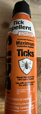 #ad Ben#x27;s Tick Repellent Picaridin Spray 6 oz Can 12 hours NEW. $9.89