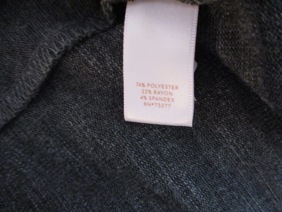 Кардиган LC Lauren Conrad с открытой передней частью свитер серый с длинным рукавом размер L - Изображение 4 из 4