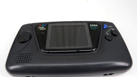 Sega Game Gear Console 2110 W/6 Games, TV Tuner, Game Genie, Power Cords, Case