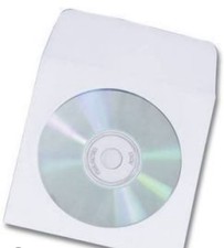 4000 Paper Wholesale CD Paper Sleeve Envelope Window Flap 100grams NEW FreeShip