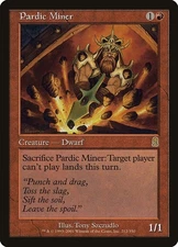MTG Odyssey --- PARDIC MINER --- RARE! NM! Magic the Gathering!
