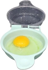 Microwave Egg Cooker for Sandwiches & Omelets – BPA-Free Microwave Egg Poacher, 