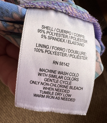 LONDON TIMES Maxi Dress Light Purple, Multi-Color, Floral Design Sleveless Sz 10 - Picture 17 of 18