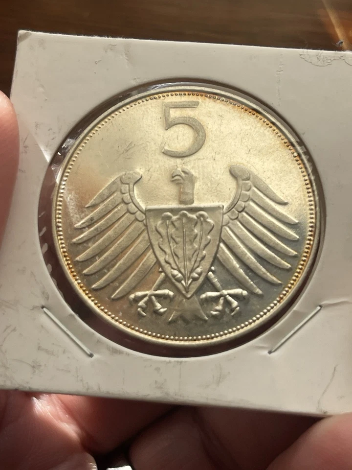 Germany 1952 Numberg Museum 5 Marks Coin…TM1070 - Image 3 of 3