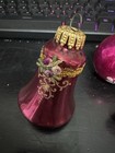 West Germany Hand Blown Glass Bell Ornament 1960’s Christmas — photo 1