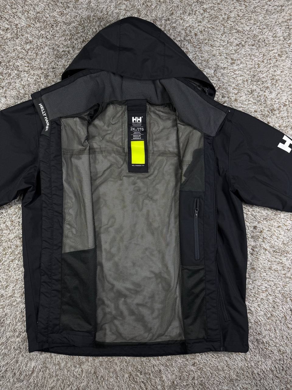 Helly Hansen Crew Hooded Midlayer Waterproof Rain… - image 13