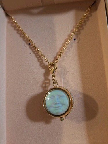 Timepiece Necklace New In Box Kirks Folly Rare Vintage Seaview Moon