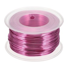 18 Gauge 102Ft Anodized Aluminum Wire for Jewelry Craft Making Dark Pink