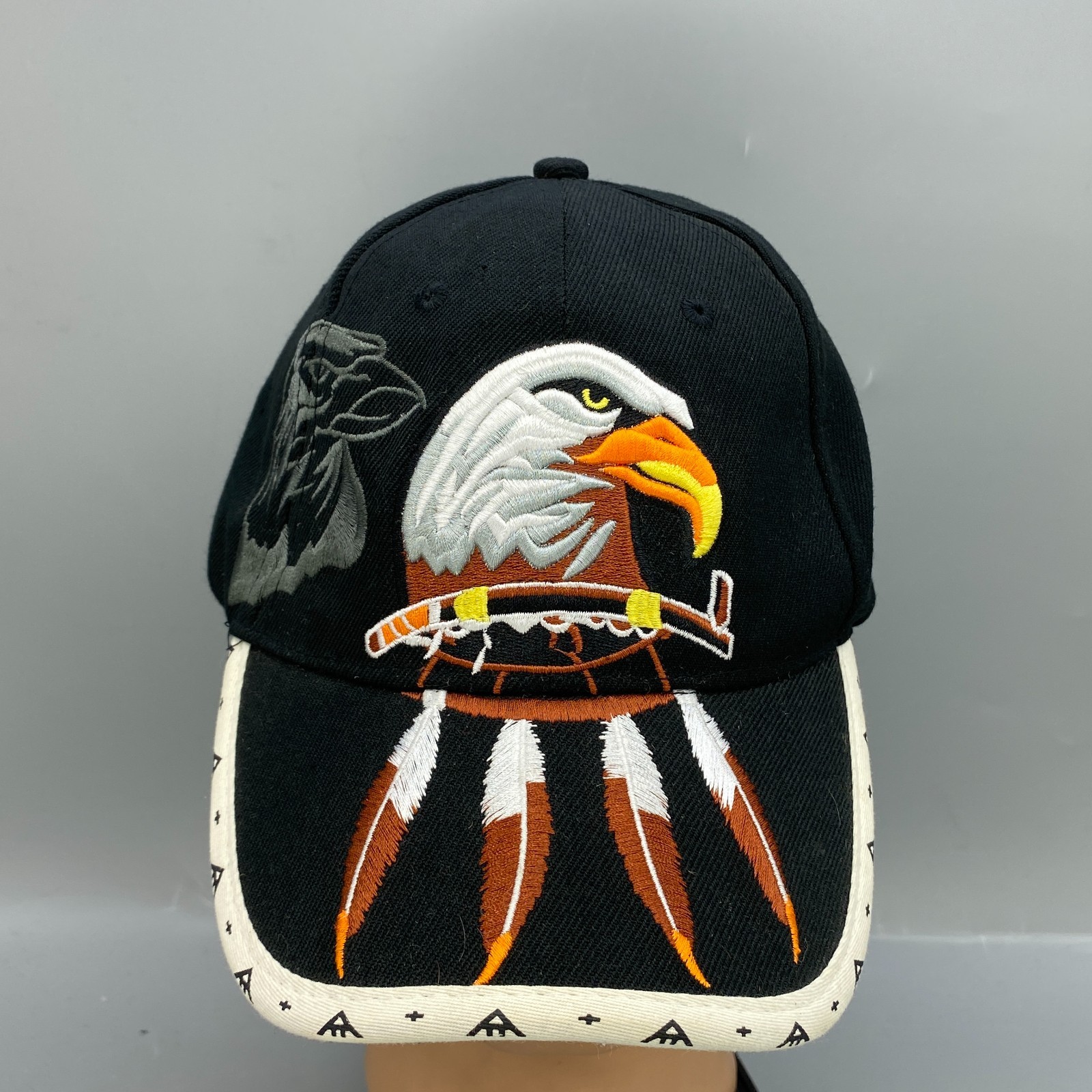 Native Pride Eagle Baseball Cap Mens One Size Bla… - image 2