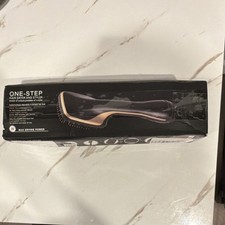 One Step Brush Dryer 650W Black Pink Ionic Technology Detangling Bristles 3 Heat