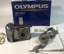 Olympus SP-310 7.1MP Digital Camera 3x Optical Zoom Silver - W Box Tested READ