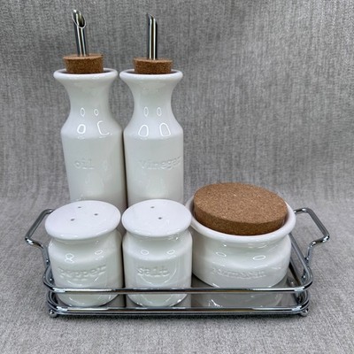 Pottery Barn Sausalito Bread Seasoning 6 Piece Set NEW