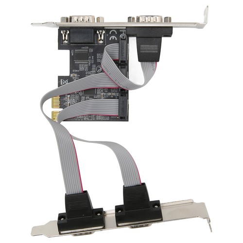 Pcie Expansion Card Pci Express X1 To Interface 4 Rs232 Serial Ports Wide DTS - Picture 5 of 22