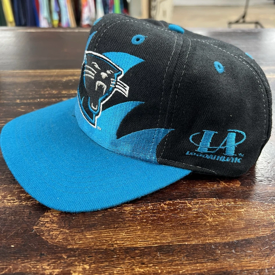 Vintage Carolina Panthers Logo Athletic Shark tooth Hat - Image 2 of 4